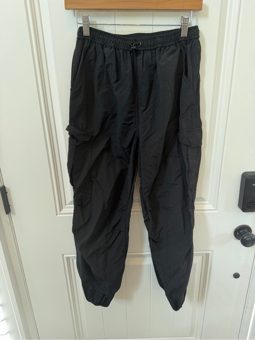 art class Black Cargo Jogger Sweatpants for Kids
